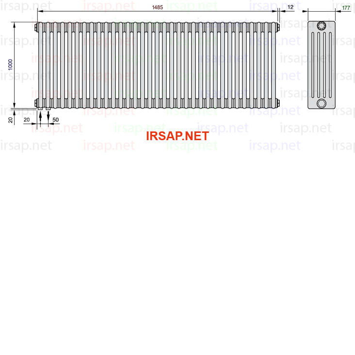 Радиатор IRSAP Tesi 51000/33 T18 CL 01
